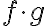 f\cdot g