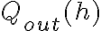  Q_{out}(h) 