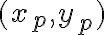  (x_p, y_p) 