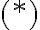 (*)