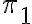 {\pi _1}