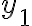  y_{1} 